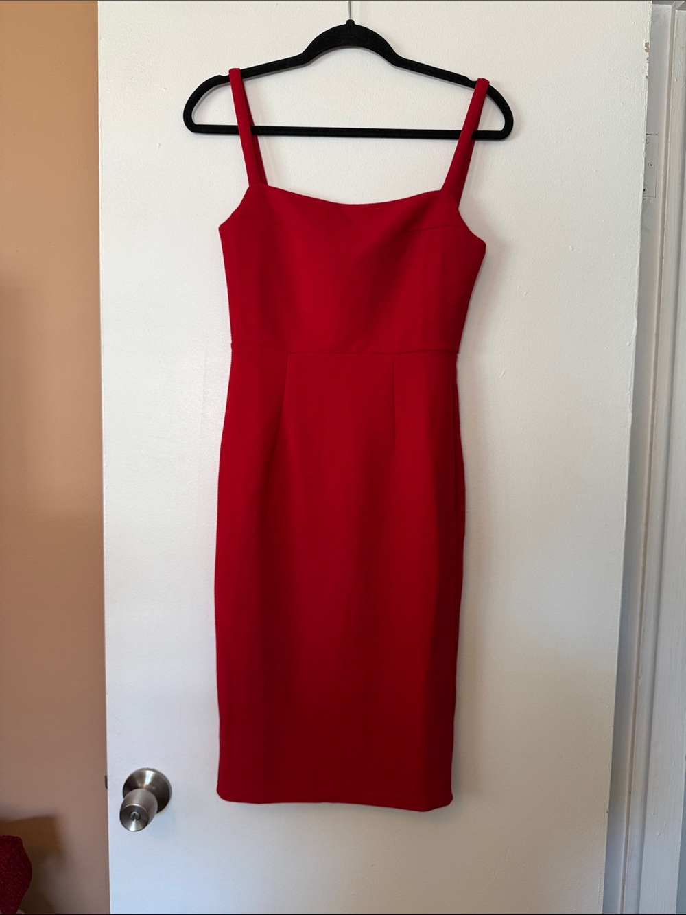 Hello Molly Classic Red Sleeveless Sheath Dress